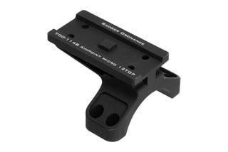 Hardcoat anodized black Aimpoint Micro mount.